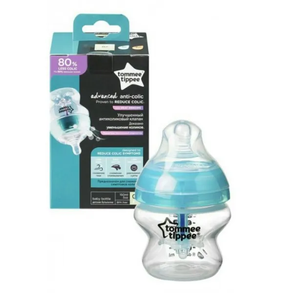 Бутылочка для кормления антиколиковая Advanced Anti-Colic 150 мл Tommee Tippee - image 1