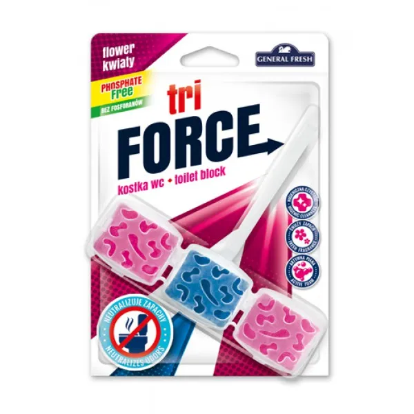 Туалетный блок General Fresh Aromatic 45г Цветочный Tri Force - image 1