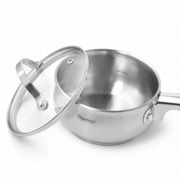 Cratita cu coada, Otel Inoxidabil, 14cm 1.1L - image 1