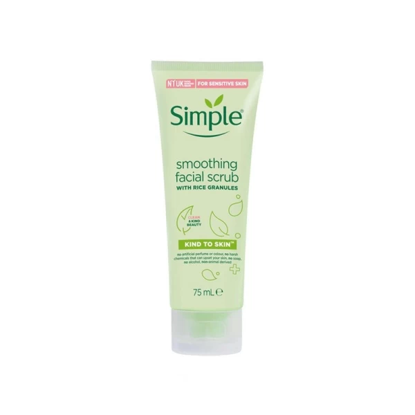 Simple скраб для лица выравнивающий 75мл Smoothing Facial Scrub - image 1