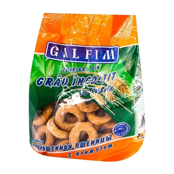 Covrigei Galfim din boabe de griu si susan 200 gr - image 1