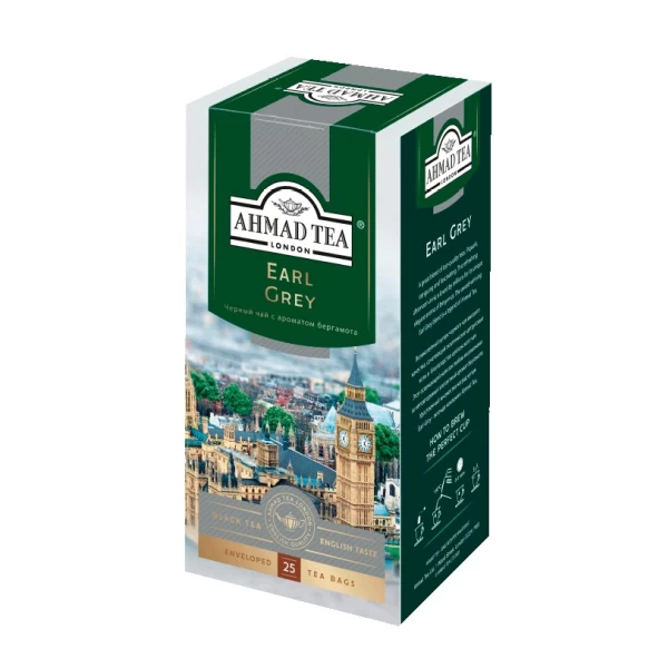 Ahmad Tea Ceai negru Premium Earl Grey 25 plicuri - image 1