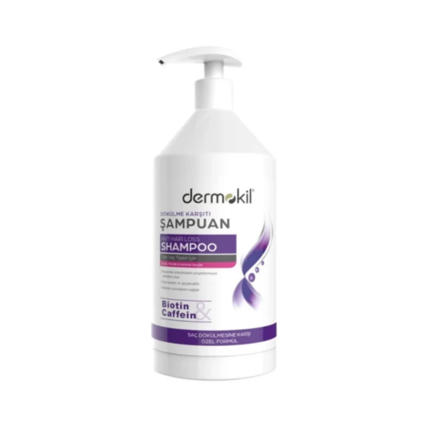 Dermokil sampon 1000 ml anti cadere parului Biotin, Caffeine - image 1