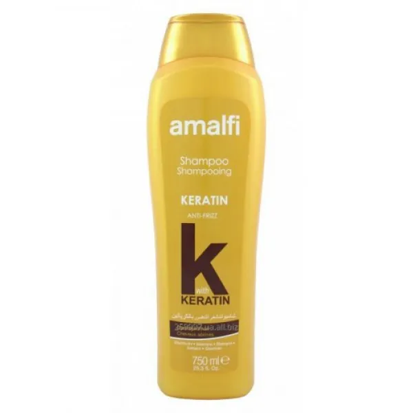 Amalfi Sampon de par 750 ml Keratin Damaged Hair Argan - image 1
