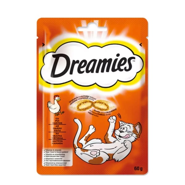Dreamies Лакомства для кошек с курицей 60 г - image 1