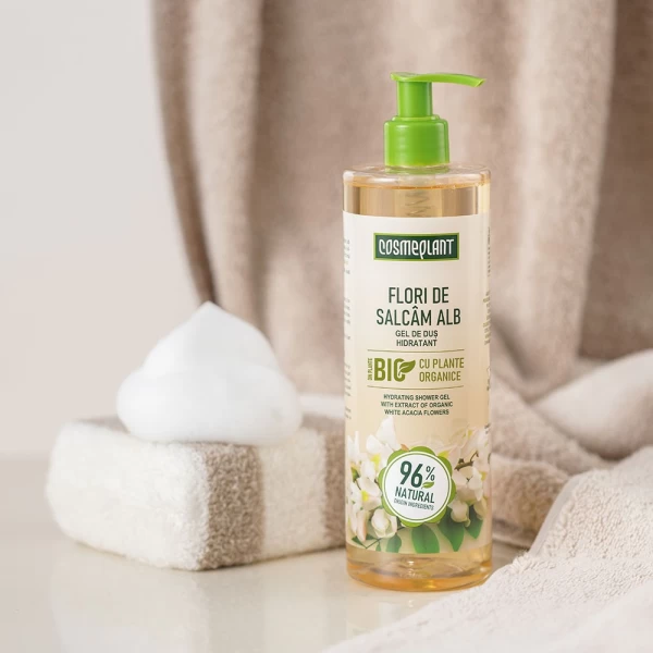 Cosmeplant Gel pentru dus Hidratant Salcam Alb 500 ml - image 2