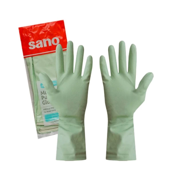 Sano Manusi de cauciuc cu aloe vera, marimea L - image 2