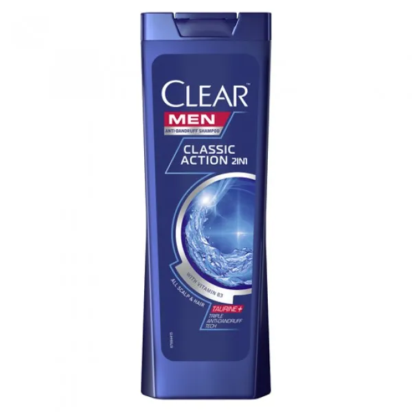Clear Шампунь Classic Action 2в1 для мужчин 250 мл - image 1