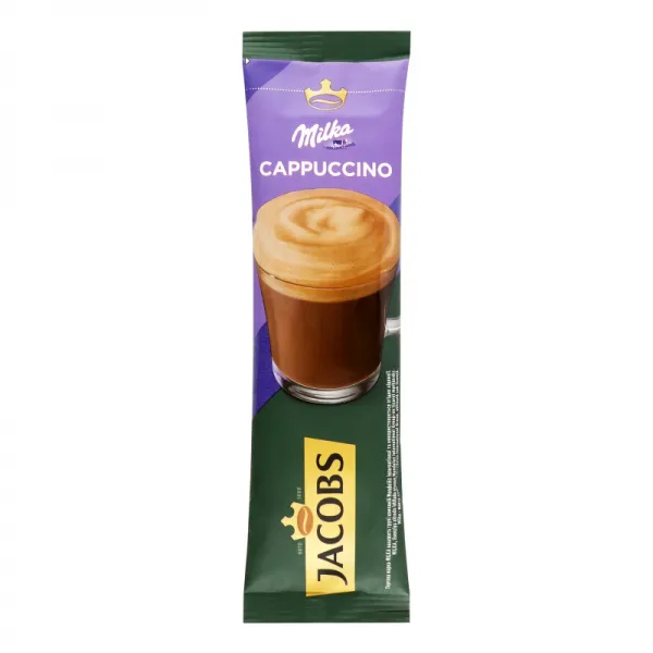 Напиток кофейный растворимый Cappuccino Milka Jacobs м/у 18г - image 1