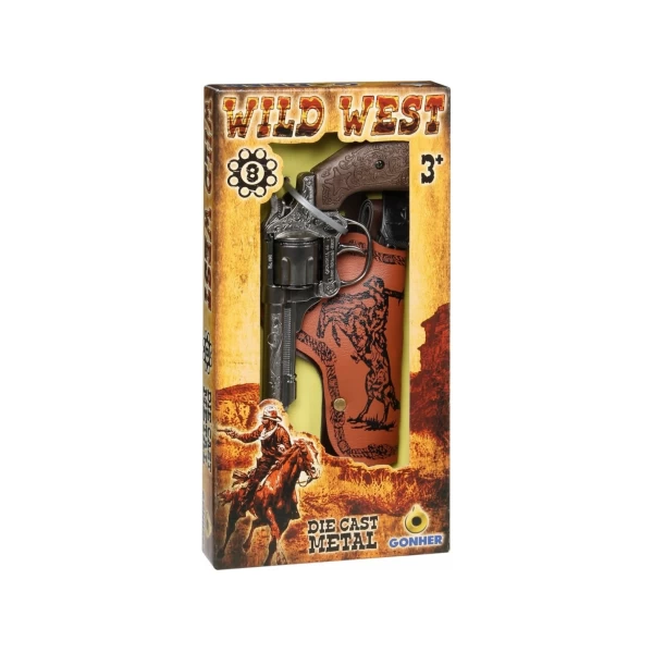 Револьвер GNH Набор "Wild West": (8 зарядный), кобура, значок , код 53267 - image 1