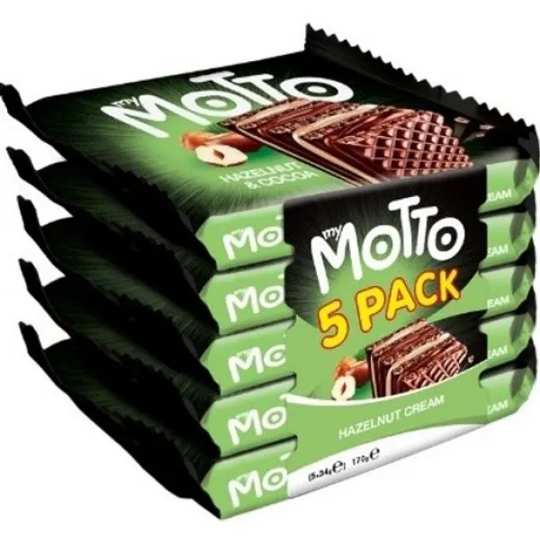 My Motto Вафли Орех и какао 34г, 3+2 - image 1