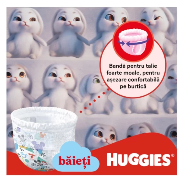 Huggies Little Movers Scutece chilotel №5, 13-17kg, pentru baietei 48 buc - image 4
