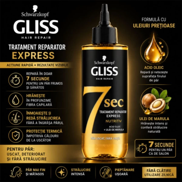 Gliss Tratament express 200ml Oil Nutritive - image 2