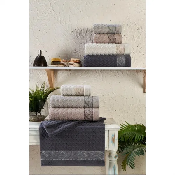 Prosop baie Bumbac 70x140 cm Diverse Culori, SIKEL - image 1