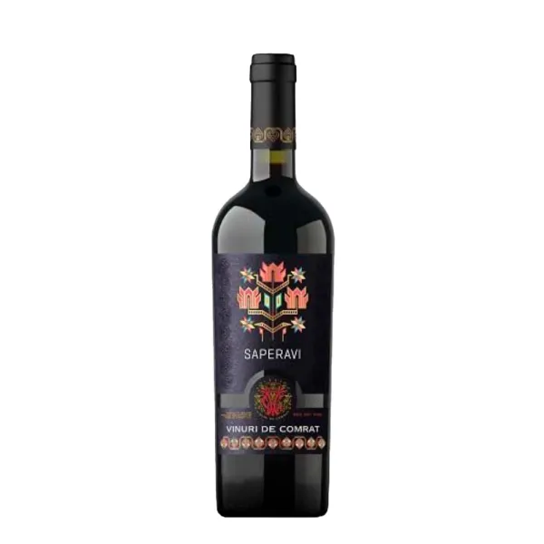 Vinuri de Comrat Folclor Saperavi sec roșu 0.75L - image 1