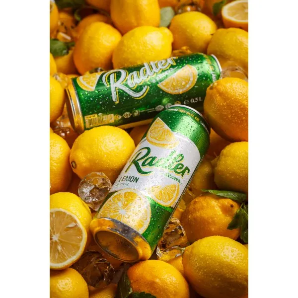 Radler Natural cu suc de Lamaie 0.5L Doza - image 2