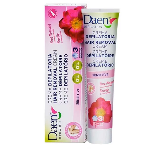 Daen Crema depilatoare Sensitive Rose 125 ml - image 1