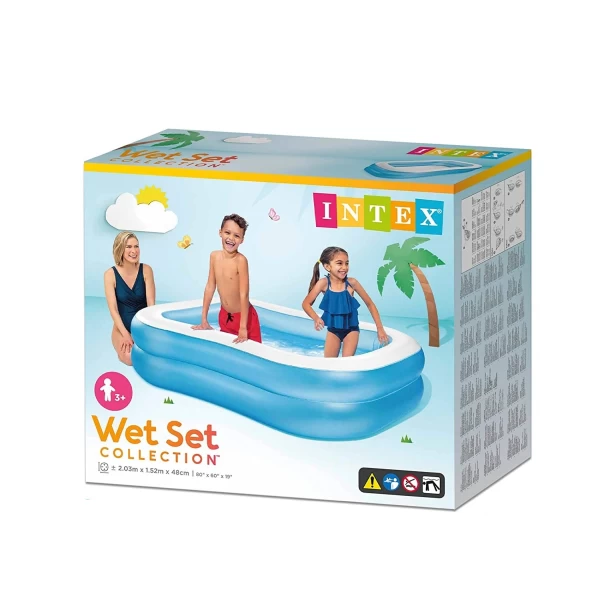Intex Bazin gonflabil Swim Center Family Pool 203 x 152 x 48 cm - image 1