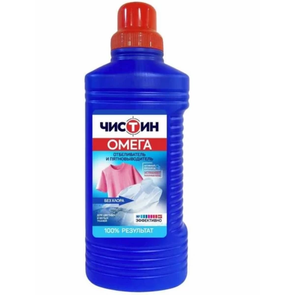 Чистин OMEGA Отбеливатель без хлора 950мл - image 1