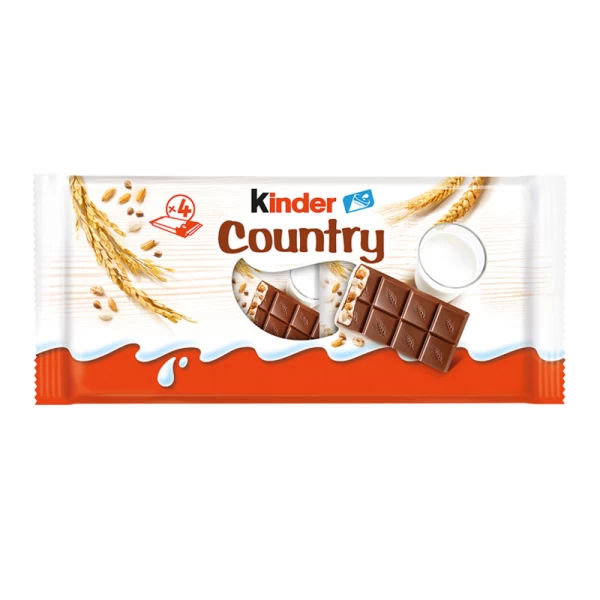 Kinder Ciocolata cu lapte cu umplutura fina de lapte si cereale 94g - image 1