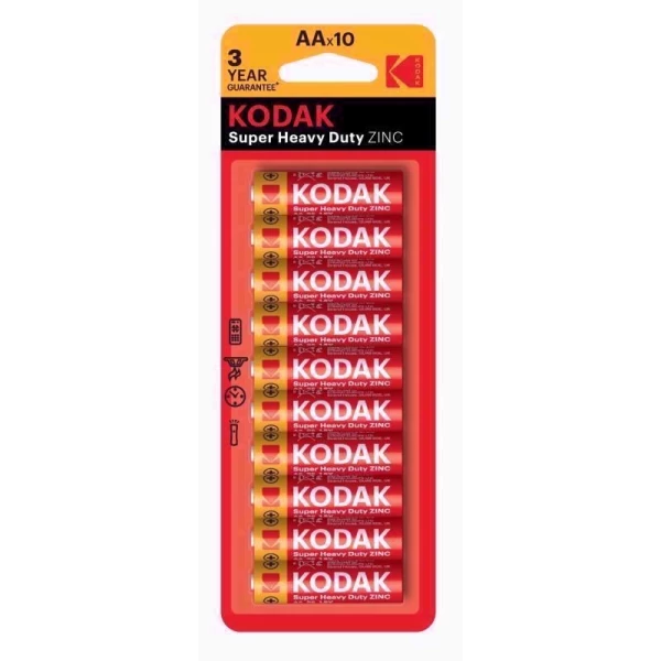 Kodak baterii Zinc AA R6 BL10 - image 1