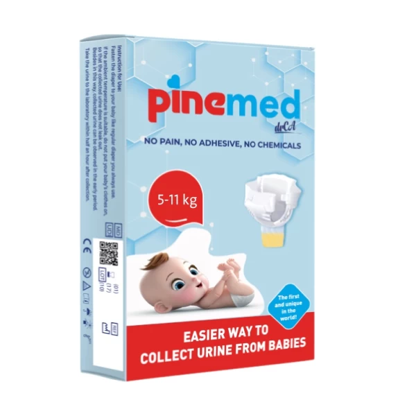 Pine-Med Scutece pentru colectarea urinei Medium 5-11kg 2 buc - image 1