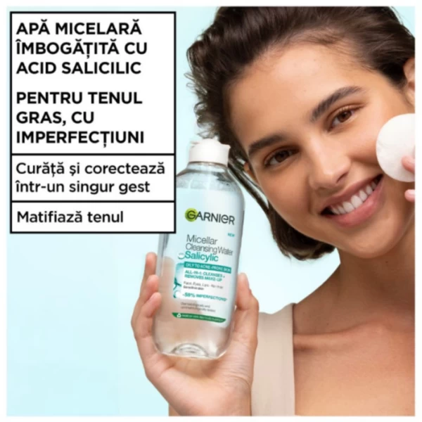 Garnier Apa Micelara cu Acid Salicilic 400ml - image 2