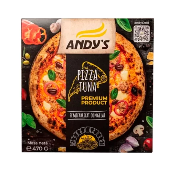 Andys Pizza Замороженное Пицца Tuna 0.47г - image 1