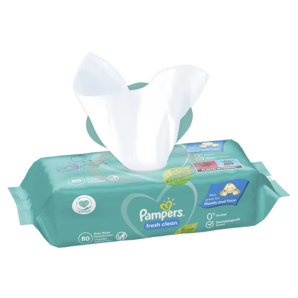 Pampers Servetele umede Fresh Clean 52 buc - image 2