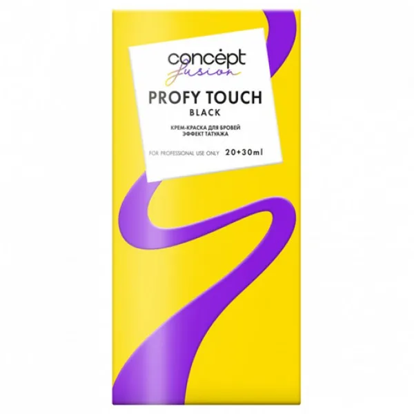 CONCEPT FUSION Краска-крем для бровей 30+20мл Черный - image 1