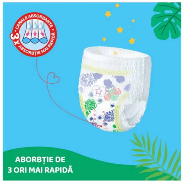 Pufies Pants Fashion & Nature, Maxi Pack Nr.3 Midi 6-11 kg 50 buc - image 4