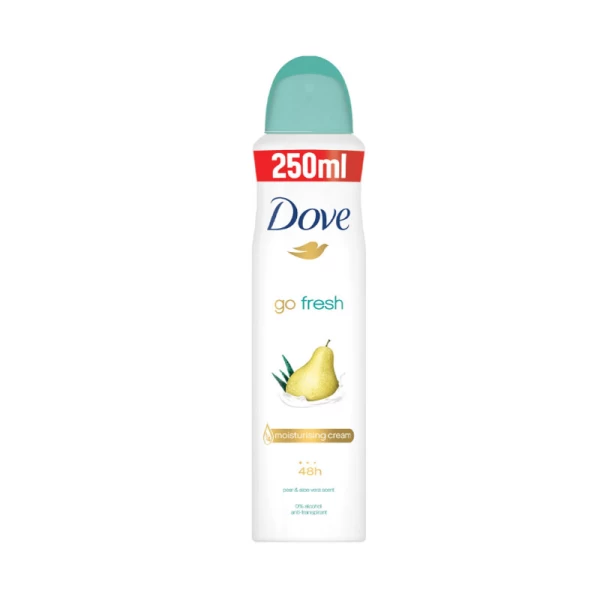 Dove Deodorant spray 250ml Go Fresh Pear & Aloe Vera - image 1