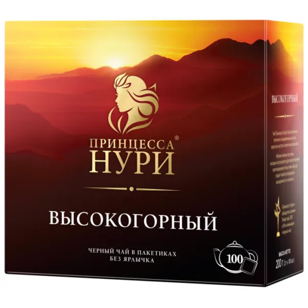 Princess Noori Чай черный 100 пакетиков - image 1