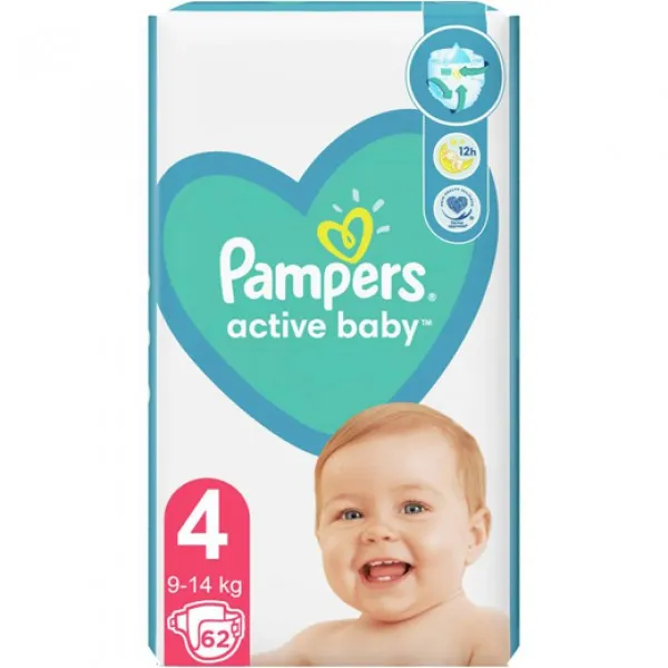 Pampers Scutece Jumbo minus Maxi Nr.4, 62buc - image 1