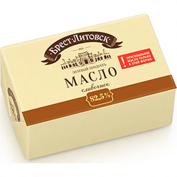 Масло Брест-Литовск Сливочное 82.5% 180г - image 2