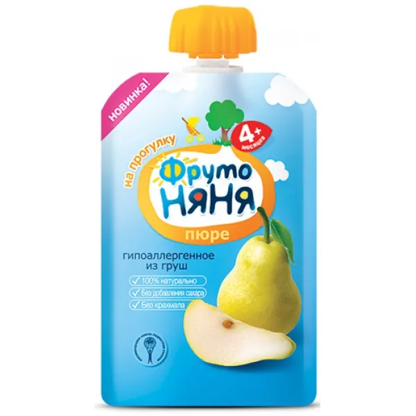 ФрутоНяня Пюре грушевое 90 г - image 2