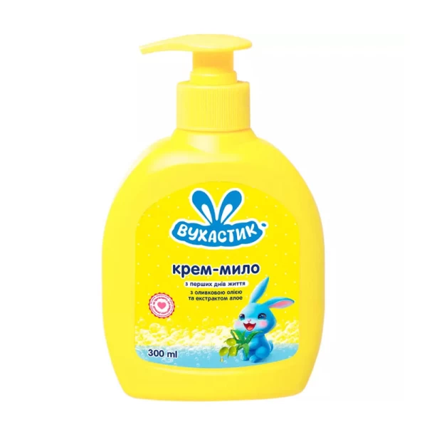 Вухастик Крем-мыло жидкое длядет с алое 300 мл - image 1