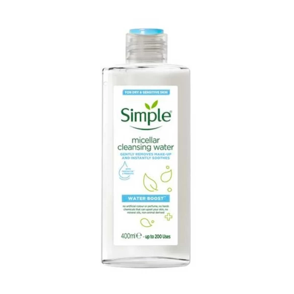Simple Мицеллярная вода для сухой кожи Water boost 400мл - image 1