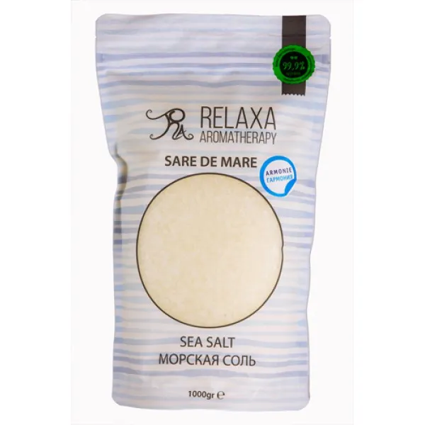 Relaxa Морская соль 1кг HARMONIE (грейпфрут, лимон, пачули) - image 1