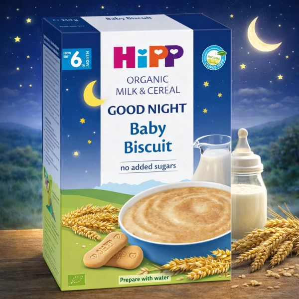 HiPP Органическая молочная каша с печеньем Спокойной ночи 250 г - image 2