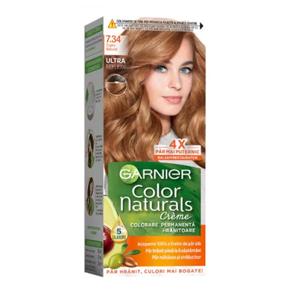 Стойкая краска для волос Garnier Color Naturals 7.34 Натуральная Медь - image 1