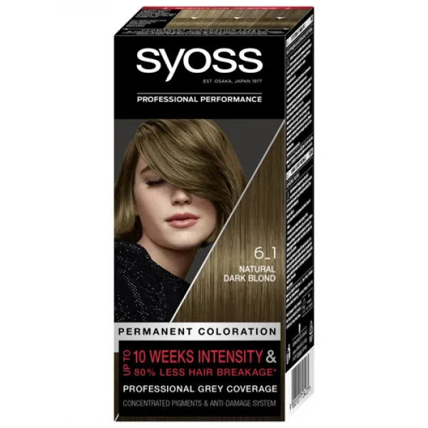 Syoss Color Baseline Vopsea de par 6-1 Blond Închis - image 1