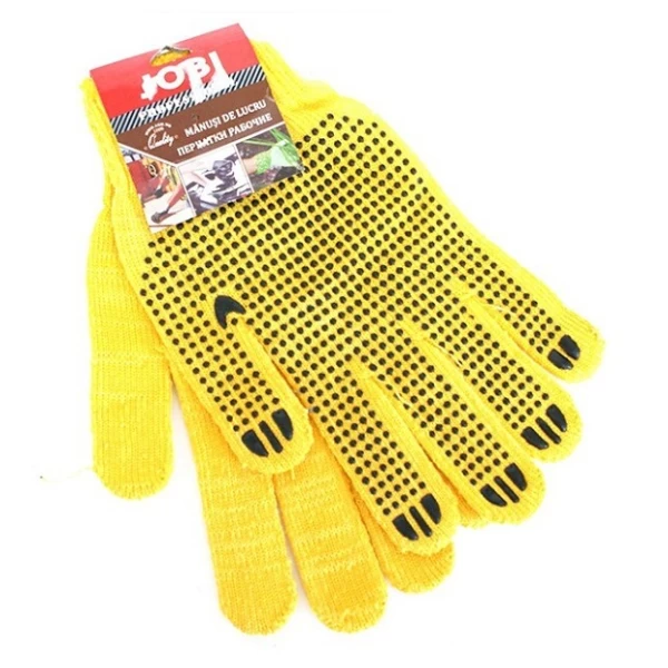 Manusi de lucru cu puncte pvc (w-10) jobi - image 2