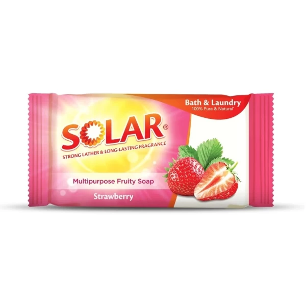 Solar универсальное мыло Клубника 220 г - image 1