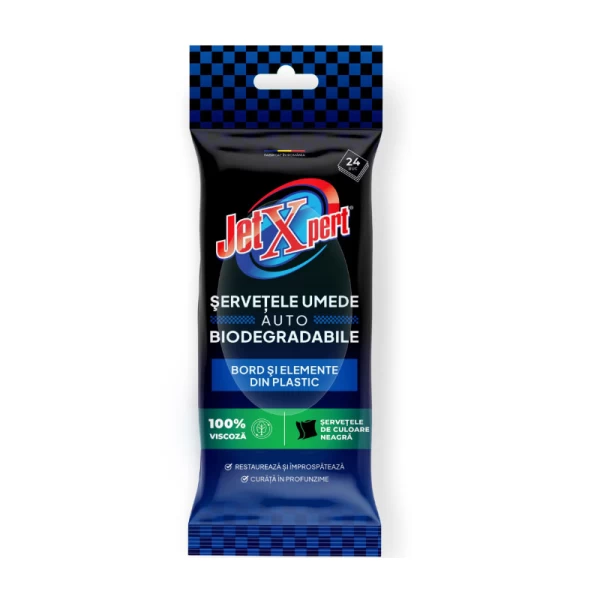 JetXpert servetele umede auto bord si elemente din plastic 24 buc - image 1