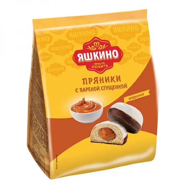Пряники Яшкино с вареной сгущенкой, 350г - image 1