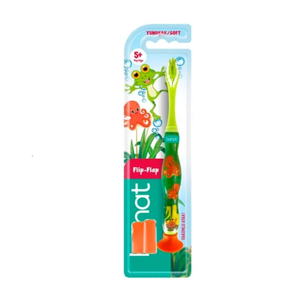 Banat Perie pentru dinti Flip Flap copii 5+, Soft - image 1