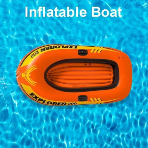 Barca gonflabila Explorer 200, 185×94×41 cm, max. 95 kg, 6+ ani, Intex (58330) - image 2