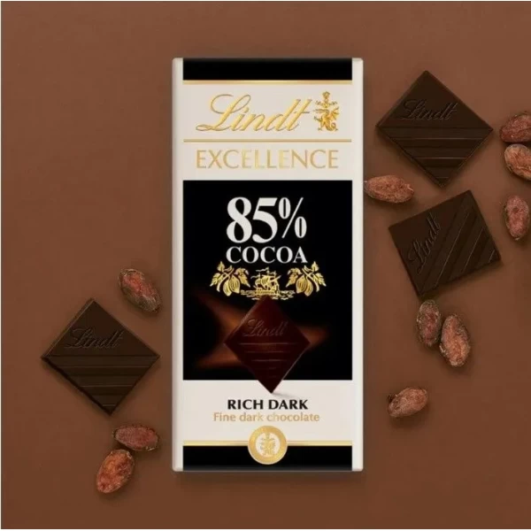 Шоколад Lindt Excellence швейцарский 85% какао, 100г - image 2