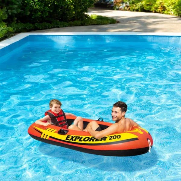 Barca gonflabila Explorer 200, 185×94×41 cm, max. 95 kg, 6+ ani, Intex (58330) - image 3